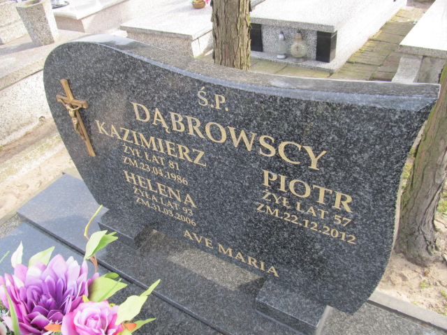 Piotr Dąbrowski 1955 Krzymów - Grobonet - Wyszukiwarka osób pochowanych