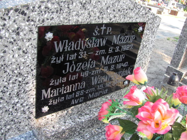 Marianna Wawrzyniak Krzymów - Grobonet - Wyszukiwarka osób pochowanych