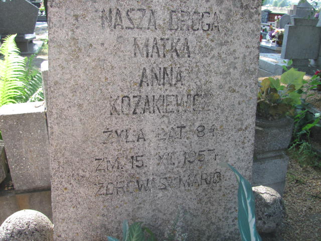 Ana Kozakiewicz Krzymów - Grobonet - Wyszukiwarka osób pochowanych