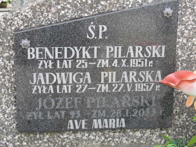 Józef Pilarski 1919 Krzymów - Grobonet - Wyszukiwarka osób pochowanych