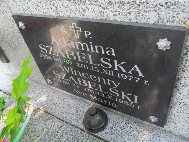 ADAMINA Szabelska Krzymów - Grobonet - Wyszukiwarka osób pochowanych