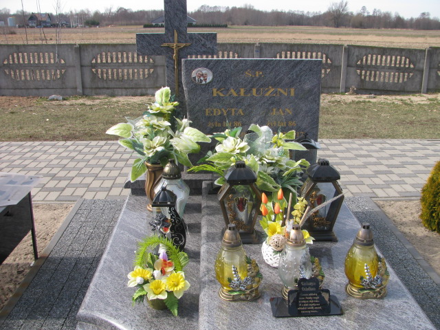 Grób Edyta Kałużni
